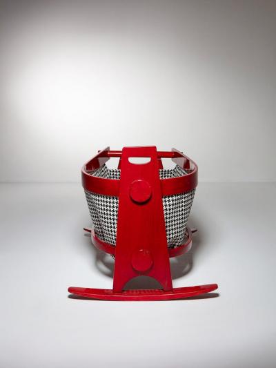 Franco Vattolo Lucio Rocking Cradle by Franco Vattolo for Ibisco