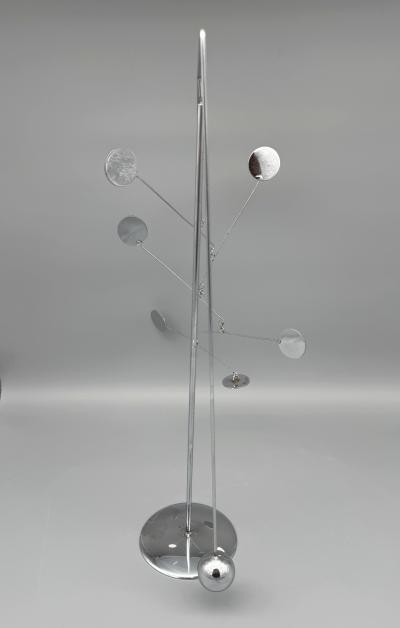 Francois Collette Mobile stabile in chrome plated steel Fran ois Collette France 1970