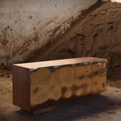 Francois Corbeau BRONZE BAS RELIEF CREDENZA