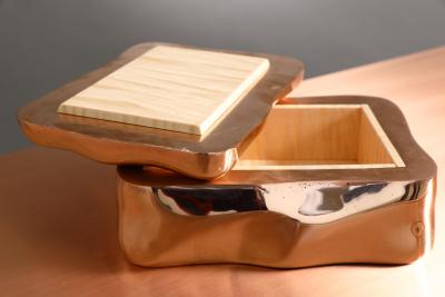 Francois Corbeau BRONZE RONDE BOSSE BOX