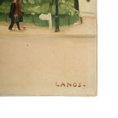 Francois Lanos Francois Lanos French Early 20th Century Alle