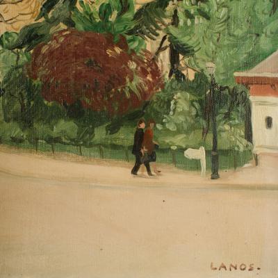 Francois Lanos Francois Lanos French Early 20th Century Alle