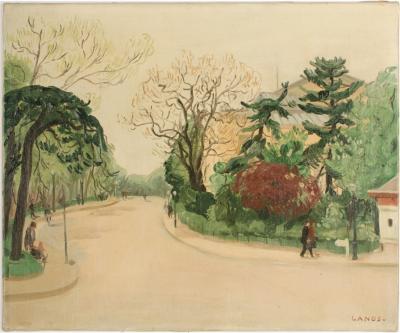 Francois Lanos Francois Lanos French Early 20th Century Alle