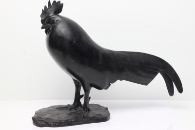 Francois Pompon Bronze Sculpture of a Rooster by Fran ois Pompon Coq Dormant 1923 France