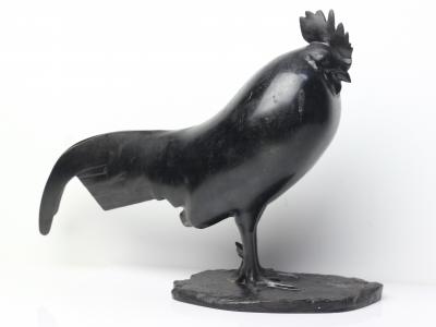 Francois Pompon Bronze Sculpture of a Rooster by Fran ois Pompon Coq Dormant 1923 France