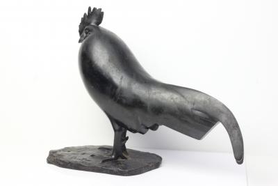 Francois Pompon Bronze Sculpture of a Rooster by Fran ois Pompon Coq Dormant 1923 France
