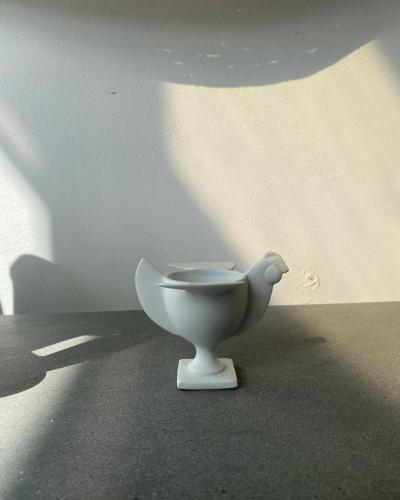 Francois Xavier Lalanne Francois Xavier Lalanne Porcelain Egg Cup Coquetier Porcelain de Paris