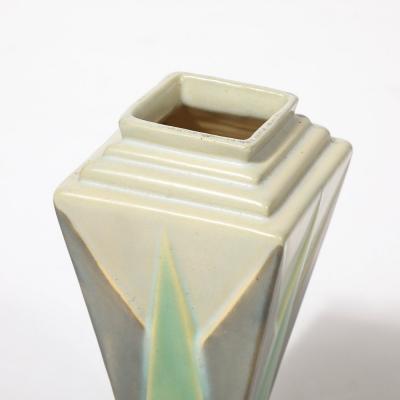 Frank Ferrell Art Deco Roseville Futura The Torch Ceramic Vase by Frank Ferrell