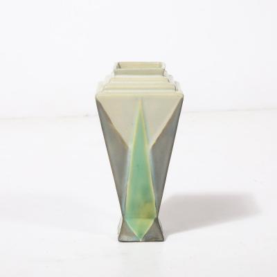 Frank Ferrell Art Deco Roseville Futura The Torch Ceramic Vase by Frank Ferrell