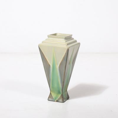 Frank Ferrell Art Deco Roseville Futura The Torch Ceramic Vase by Frank Ferrell