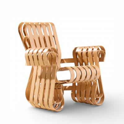 Frank Gehry Frank Gehry for Knoll Mid Century Power Play Chair and Ottoman