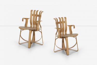 Frank Gehry Frank Ghery Hat Trick Arm Chairs for Knoll