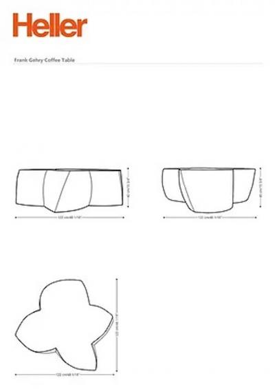 Frank Gehry Gehry Coffee Table