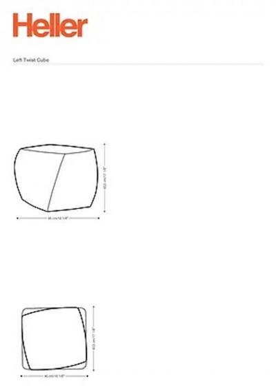 Frank Gehry Gehry Left Twist Cube