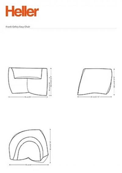 Frank Gehry Gehry easy chair