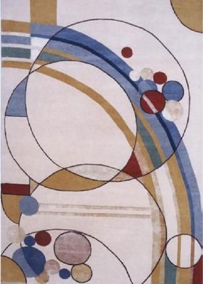Frank Lloyd Wright BALLOONS OF FREEDOM CARPET DESIGNED BY FRANK LLOYD WRIGHT