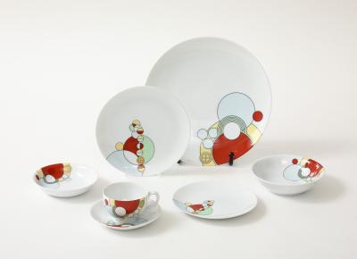 Frank Lloyd Wright Cabaret China Setting for 12 from the Imperial Hotel Tokyo