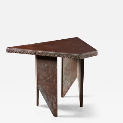 Frank Lloyd Wright Copper Table by Frank Lloyd Wright 1956