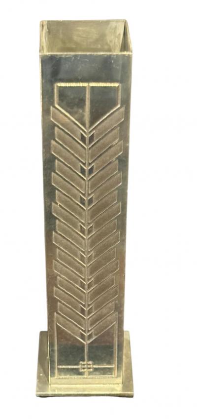Frank Lloyd Wright FRANK LLOYD WRIGHT DESIGN SILVERPLATE BUD VASE