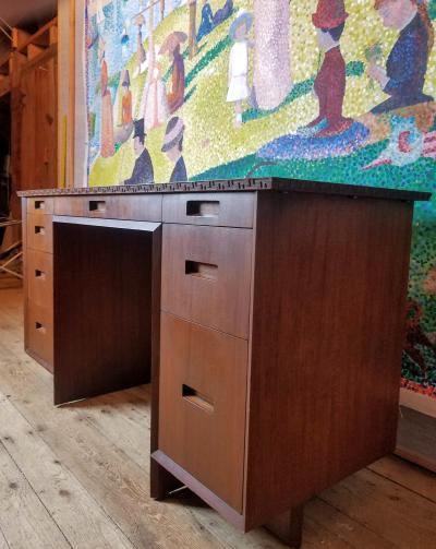 Frank Lloyd Wright Frank Lloyd Wright Mahogany Desk Henredon Heritage Taliesin 1955 56