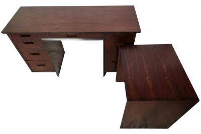 Frank Lloyd Wright Frank Lloyd Wright Taliesin Mahogany Desk Typing Table Heritage Henredon 1955