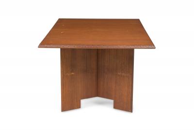 Frank Lloyd Wright Frank Lloyd Wright Taliesin Mid Century American Mahogany Extension Dining Table