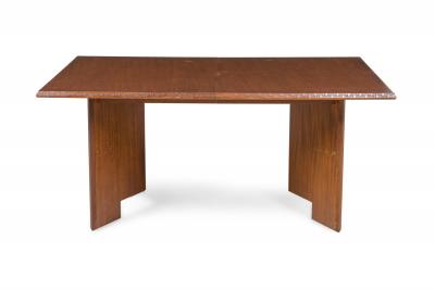 Frank Lloyd Wright Frank Lloyd Wright Taliesin Mid Century American Mahogany Extension Dining Table