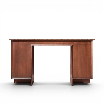 Frank Lloyd Wright Frank Lloyd Wright Taliesin Mid Century Mahogany Desk