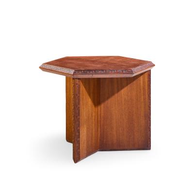 Frank Lloyd Wright Frank Lloyd Wright for Henredon Mid Century Mahogany Taliesin Side End Table
