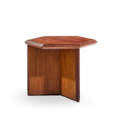 Frank Lloyd Wright Frank Lloyd Wright for Henredon Mid Century Mahogany Taliesin Side End Table