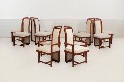 Frank Lloyd Wright Frank Lloyd Wright for Henredon Set of Twelve Taliesin Dining Chairs