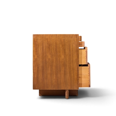 Frank Lloyd Wright Frank Lloyd Wright for Henredon Taliesin 11 Drawer Mahogany Lowboy Dresser