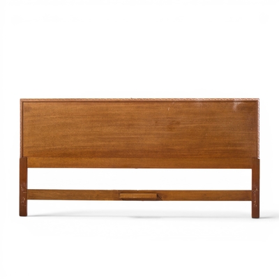 Frank Lloyd Wright Frank Lloyd Wright for Henredon Taliesin Mid Century Mahogany King Headboard