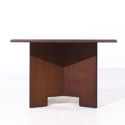 Frank Lloyd Wright Frank Lloyd Wright for Heritage Henredon MCM Taliesin Dining Table with 2 Leaves