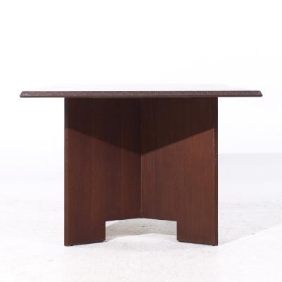 Frank Lloyd Wright Frank Lloyd Wright for Heritage Henredon MCM Taliesin Dining Table with 2 Leaves