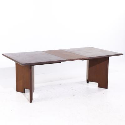 Frank Lloyd Wright Frank Lloyd Wright for Heritage Henredon MCM Taliesin Dining Table with 2 Leaves