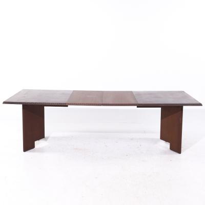 Frank Lloyd Wright Frank Lloyd Wright for Heritage Henredon MCM Taliesin Dining Table with 2 Leaves