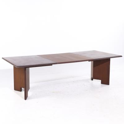 Frank Lloyd Wright Frank Lloyd Wright for Heritage Henredon MCM Taliesin Dining Table with 2 Leaves