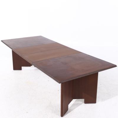 Frank Lloyd Wright Frank Lloyd Wright for Heritage Henredon MCM Taliesin Dining Table with 2 Leaves