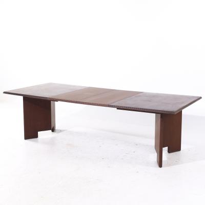 Frank Lloyd Wright Frank Lloyd Wright for Heritage Henredon MCM Taliesin Dining Table with 2 Leaves