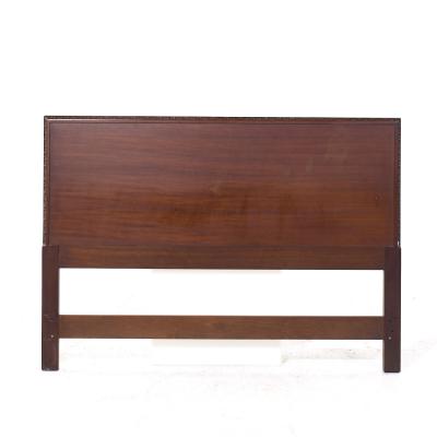 Frank Lloyd Wright Frank Lloyd Wright for Heritage Henredon Taliesin MCM Mahogany Full Headboard