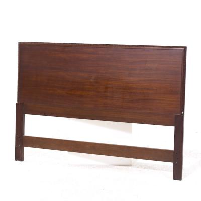 Frank Lloyd Wright Frank Lloyd Wright for Heritage Henredon Taliesin MCM Mahogany Full Headboard