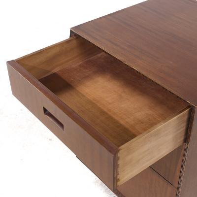 Frank Lloyd Wright Frank Lloyd Wright for Heritage Henredon Taliesin MCM Mahogany Nightstand