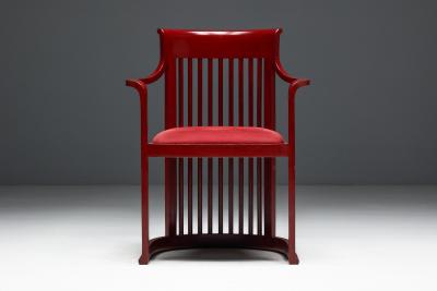Frank Lloyd Wright Japanese Dining Set in the Style of Frank Lloyd Wright Belgium 1940s