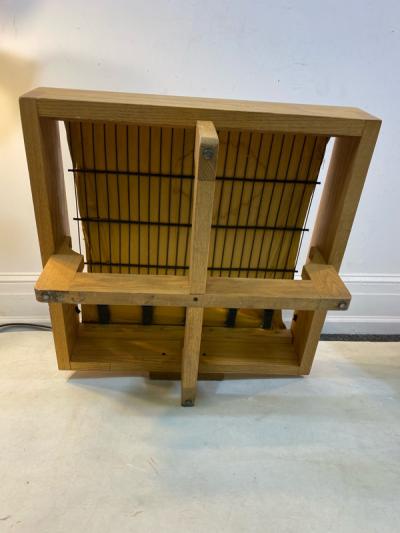 Frank Lloyd Wright MODERN ARCHITECTURAL PAIR OF CHAIRS IN THE MANNER OF FRANK LLOYD WRIGHT