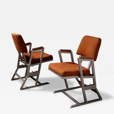 Frank Lloyd Wright Pair of Chairs by Frank Lloyd Wright