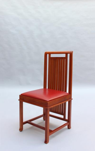 Frank Lloyd Wright Pair of Frank Lloyd Wright Coonley 2 Chairs Cassina Edition