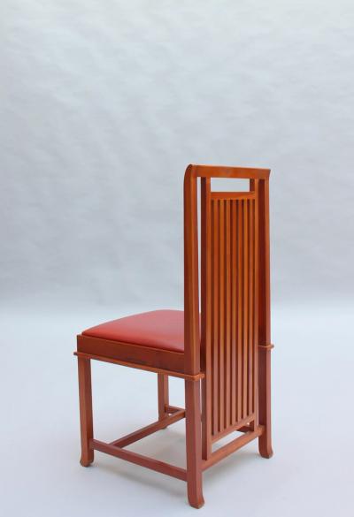 Frank Lloyd Wright Pair of Frank Lloyd Wright Coonley 2 Chairs Cassina Edition
