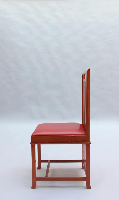 Frank Lloyd Wright Pair of Frank Lloyd Wright Coonley 2 Chairs Cassina Edition