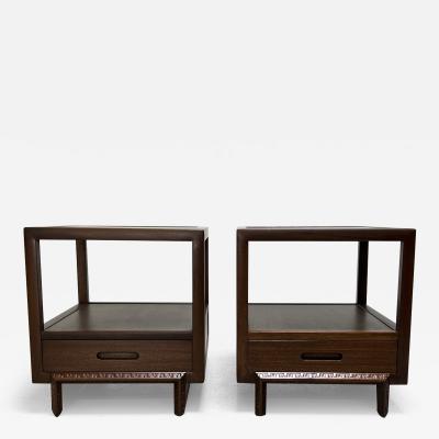 Frank Lloyd Wright Pair of Frank Lloyd Wright Taliesin Nightstands